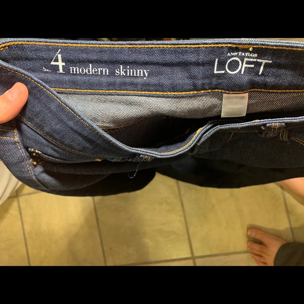 Women’s Ann Taylor Loft Modern Skinny Jeans Sz4